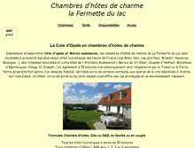 Tablet Screenshot of lafermettedulac.com
